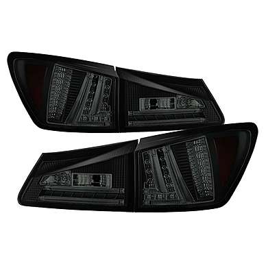 Задняя оптика диодная черная Spyder Auto 5080790 для Lexus IS250/IS350 2006-2009