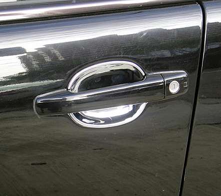 Накладки под ручки дверей хромированные IDFR 1-MB680-14C для Mercedes-Benz SLK-Class R170 1996-2004