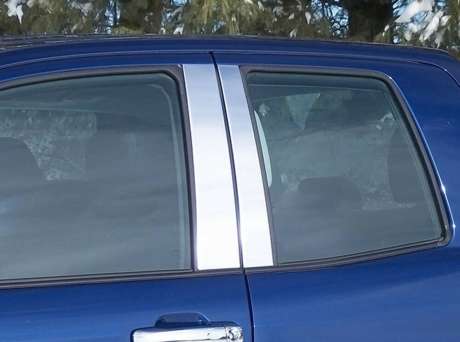 Накладки на стойки дверей стальные Luxury FX LUXFX0662 для Toyota Tundra 2007-2019
