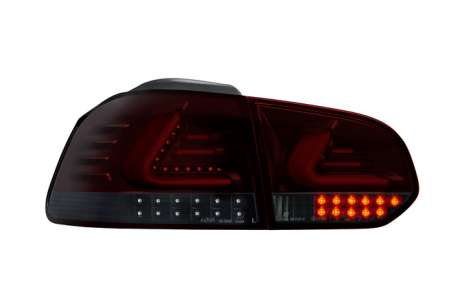 Задняя оптика диодная красно-темная LH 60-1358SRB для Volkswagen Golf VI 2008-2012