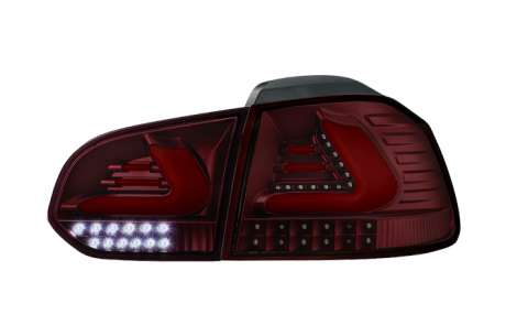Задняя оптика диодная красно-темная LH 60-1358SR для Volkswagen Golf VI 2008-2012