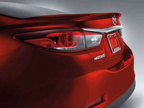 Спойлер на крышку багажника под покраску оригинал для Mazda 6 Седан 2013-2018