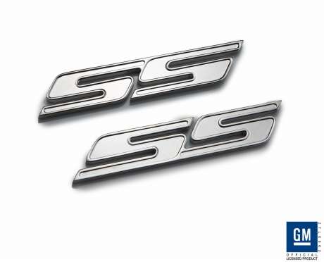 Эмблемы SS хромированные оригинал для Chevrolet Camaro 2010-2014