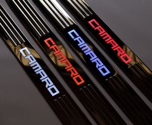 Накладки на пороги с подсветкой оригинал GM для Chevrolet Camaro 2010-2013 