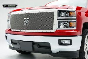 Решетка радиатора хромированная стальная T-Rex X-Metal Series для Chevrolet Silverado 2014-