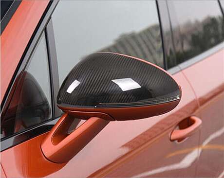 Накладки на зеркала карбоновые для Porsche Macan 2014-2021
