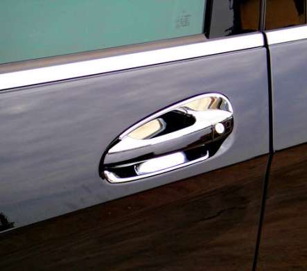 Накладки под ручки дверей хромированные IDFR 1-MB341-08C для Mercedes Benz GLK Class X204 2012-2015