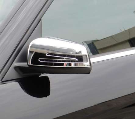 Накладки на зеркала хромированные IDFR 1-MB340-05C для Mercedes Benz GLK Class X204 2008-2012