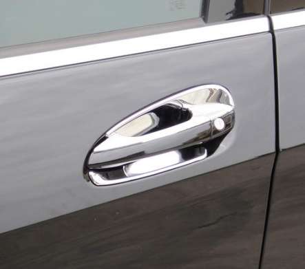Накладки под ручки дверей хромированные IDFR 1-MB340-08C для Mercedes Benz GLK Class X204 2008-2012