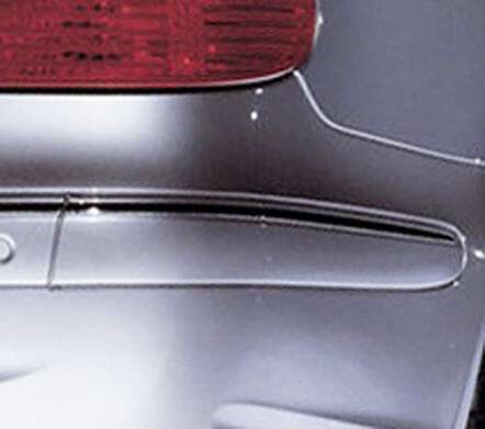 Молдинг заднего бампера хромированный правая сторона IDFR 1-MB205-12RC для Mercedes Benz W211 E Class 2006-2009