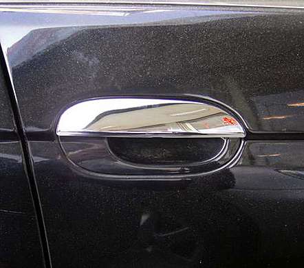 Накладки на ручки дверей хромированные IDFR 1-BW400-08C для BMW E38 1995-2002