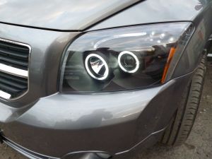 Установка диодной оптики Angel Eyes для DODGE CALIBER