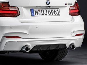 Оригинальный глушитель M Performance для BMW M235i F22. 