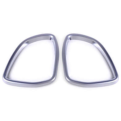 Накладки на зеркала внутренние Matt Silver для BMW X5 F15 2013-2018 / BMW X6 F16 2014-2019
