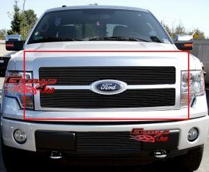 Решетки радиатора черные стальные для Ford F-150 Platinum 2009-2012 