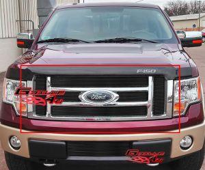 Решетки радиатора черные стальные для Ford F-150 Lariat/King Ranch 2009-2012