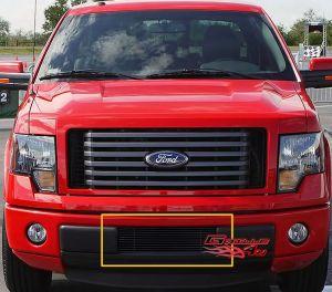 Решетка радиатора черная стальная для Ford F-150 2009-2014 (Не подходит для Harley Davidson и Raptor)