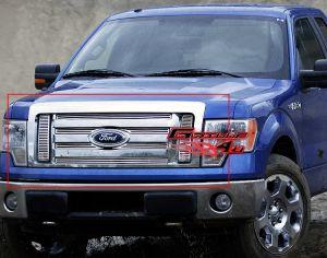 Решетки радиатора для Ford F-150 2009-2011 XL/SLT/STX (Не подходит для King Ranch/Lariat/Platinum/FX4/Harley Davidson)
