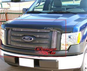 Решетки радиатора стальные для Ford F-150 XL/SLT/STX 2009-2011 (Не подходит King Ranch/Lariat/Platinum/FX4/Harley Davidson)