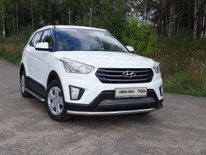 Защита передняя нижняя 60,3 мм код HYUNCRE16-27 для HYUNDAI CRETA 2016-