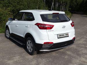 Защита задняя 42,4 мм код HYUNCRE16-32 для HYUNDAI CRETA 2016-