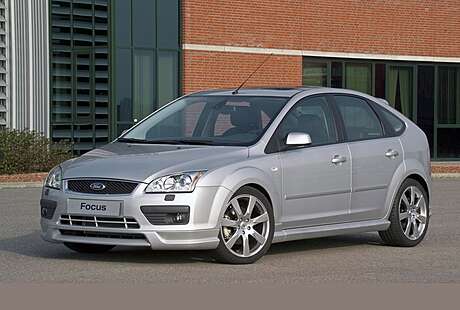 Юбка переднего бампера "MS" Ford Focus 2 (2004-2008)