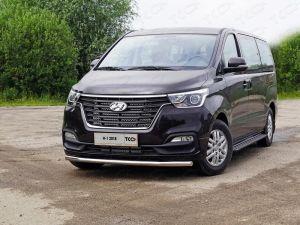 Защита передняя нижняя 60,3 мм код HYUNH118-15 для HYUNDAI H-1 2018-