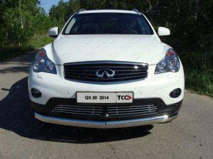 Решетка радиатора 12 мм для INFINITI EX QX50 2014-