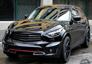 Решётка радиатора Custom на INFINITI FX35 2 (08-н.в.).