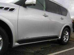 Молдинги на двери хромированные для INFINITI QX56 2010-2012