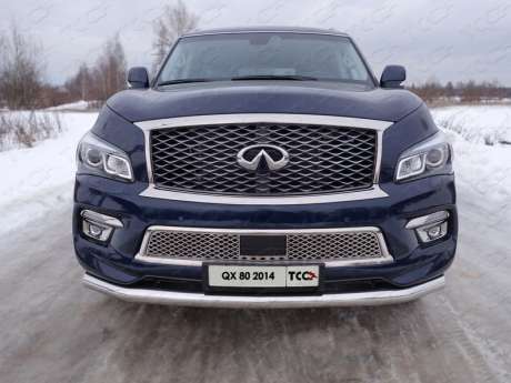 Решетка радиатора (лист) код INFQX8014-06 для INFINITI QX80 2014-2018