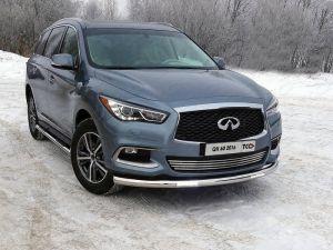 Защита передняя нижняя (с ДХО) 76,1 мм код INFQX6016-38 для INFINITI QX60 2016-