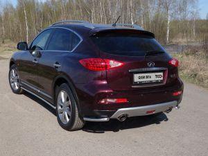 Защита задняя (уголки) 42,4 мм код INFQX5016-08 для INFINITI QX50 2015-
