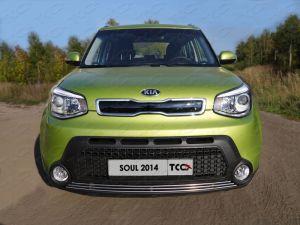 Решетка радиатора нижняя 12 мм код KIASOUL14-06 для KIA SOUL 2014-