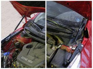 Упор гидропневматический капота с крепежем, для авто Kia Ceed 2012-