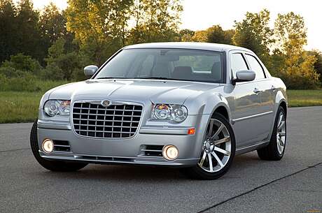 Юбка переднего бампера под покраску SRT-8 Style для Chrysler 300C 2004-2011