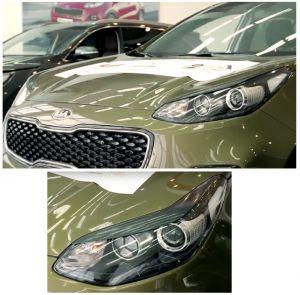 Реснички на фары под покраску (2шт), для авто Kia Sportage 2016-2018, 2018-