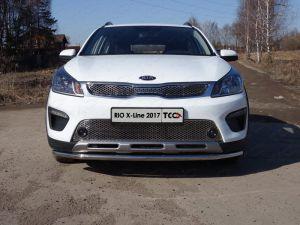 Решетка радиатора нижняя (лист) код KIARIOX17-14 для KIA RIO X-Line 2017-