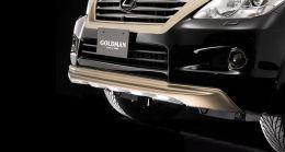 Накладка переднего бампера Goldman Cruise для Lexus LX 570.