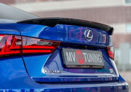 Спойлер на крышку багажника под покраску MV-Tuning для Lexus IS III 2013-2021