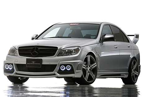 Бампер передний WALD Black Bison для седана Mercedes C-class (W204) (до 03.2011 г.в.) 