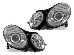 Передняя оптика хромированная для Mercedes W211 E320/E350 03-06 