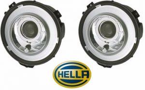 Передняя оптика хромированная Hella Bi-XENON для MERCEDES W463 G CLASS 2007-2015