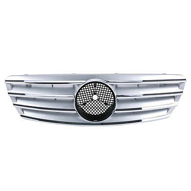 Решетка радиатора AMG Style Silver-Chrome для Mercedes Benz C-Class W203 2000-2006