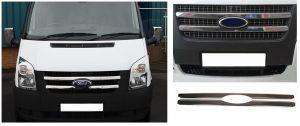 Накладки на решетку радиатора, нержавейка 2шт, для авто Ford Transit 2006-2013