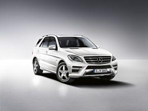 Спойлер переднего бампера AMG для Mercedes W166 ML-class