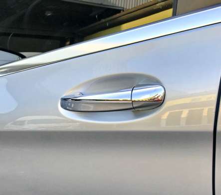 Накладки на ручки дверей хромированные IDFR 1-MB111-07C для Mercedes-Benz W205 C Class 2014-2018