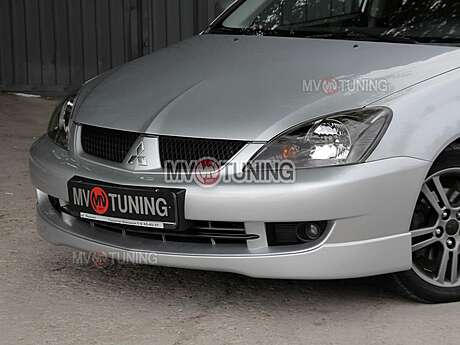 Юбка переднего бампера Sport 2.0 под покраску MV-Tuning для Mitsubishi Lancer IX 2006-2009