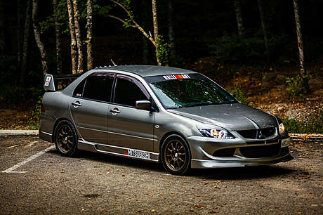 Пороги MV-Tuning Mitsubishi Lancer IX в стиле INGS Extreem 2003-2009