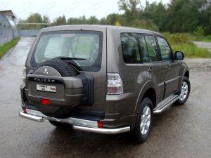 Защита задняя (уголки) 76,1 мм код MITPAJ413-10 для MITSUBISHI PAJERO IV 2013